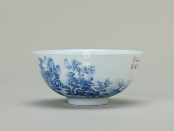 山水碗